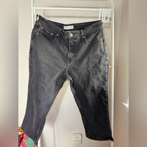 Abercrombie & Fitch Dark Gray Relaxed Jeans